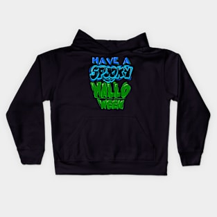 SCARY HALLOWEEN GREETINGS Kids Hoodie